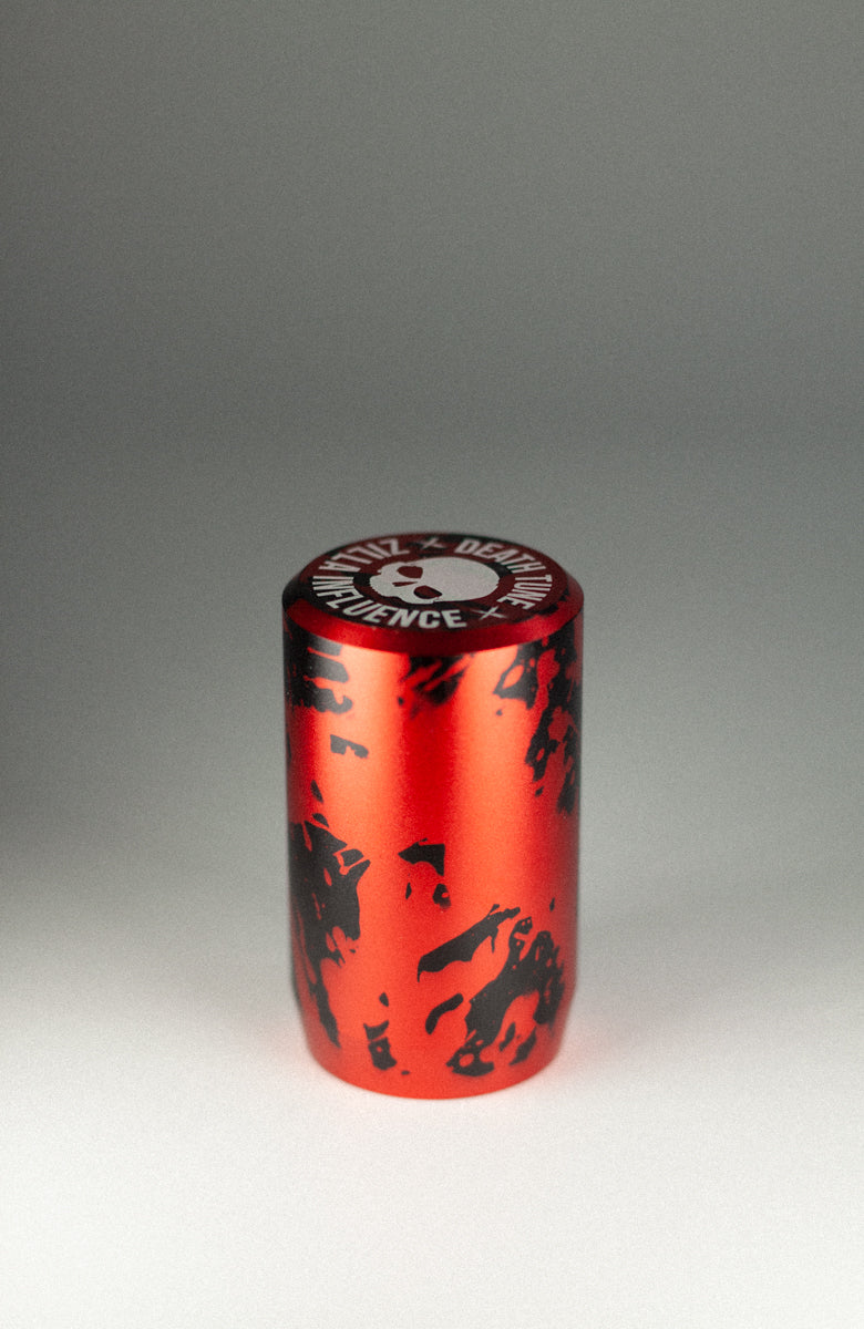 M10 x 1.25 - RED / BLACK - DEATHTUNE - B GRADE