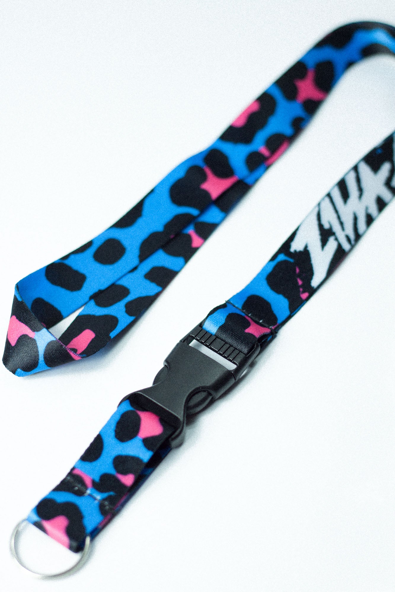 Blue Leopard - Lanyard
