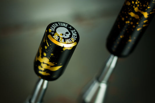 M10 x 1.25 - BLACK / GOLD - B GRADE